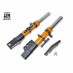 KN企画 シグナスX SR スーパーフロントフォーク シグナスX（4型）245mm/4potキャリパー カラー：ゴールド kn926 バイク