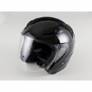 エヌビーエス エアロフォルムジェットヘルメット A221 カラー：ブラック サイズ：L NBS バイク