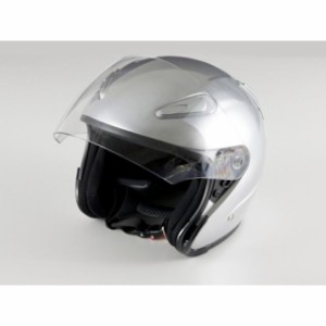 エヌビーエス エアロフォルムジェットヘルメット A221 カラー：シルバー サイズ：M NBS バイク