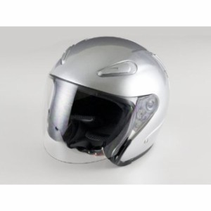エヌビーエス エアロフォルムジェットヘルメット A221 カラー：シルバー サイズ：L NBS バイク