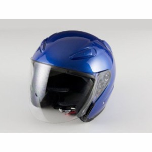 エヌビーエス エアロフォルムジェットヘルメット A221 カラー：ブルー サイズ：L NBS バイク