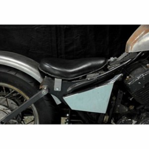部品屋K&W ビラーゴ250（XV250ビラーゴ） 専用ソロシートKIT リジットタイプ（本革サドルシート） カラー：黒 K&W バイク