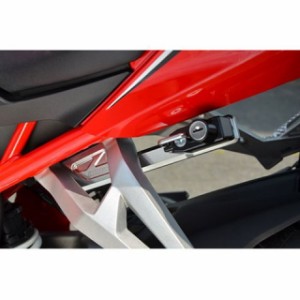 アグラス CBR250RR ヘルメットホルダー アルミステー：シルバー ヘルメットロック：メッキ AGRAS バイク