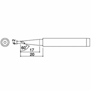 ハッコー 980-T-BC プレストこて先 HAKKO バイク 車 自動車 自転車