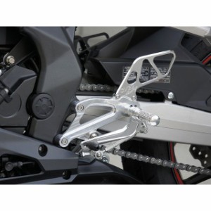 オーバーレーシング CBR250RR バックステップ 4ポジション カラー：シルバー OVER RACING バイク