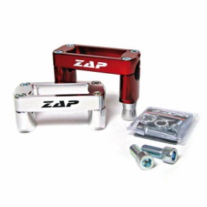 ザップテクニクス カワサキ汎用 ZAP TECHNIX T-BONEハンドルクランプキット KAWASAKI KX/KXF RED ZAPTECHN…