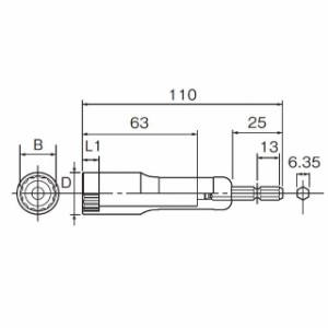 Panasonic EZ9HS103 ヘグザゴンソケット（深穴タイプ） 13MM Panasonic バイク 車 自動車 自転車