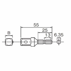 Panasonic EZ9HX100 ソケットアダプター 12.7MM（ボール付） Panasonic バイク 車 自動車 自転車