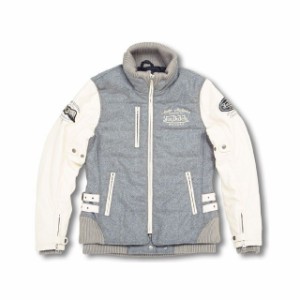 ボンダッチ 2015-2016秋冬モデル VOM-WM04 Melton Jackets カラー：グレー サイズ：レディースL VonDutch バ…