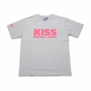 キッスレーシング KISS Racing Team Tシャツ（グレー） サイズ：レディースS KISS バイク