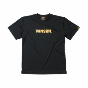 バンソン 2019春夏モデル VS19805S メッシュTシャツ（ブラック/イエロー） サイズ：S VANSON バイク