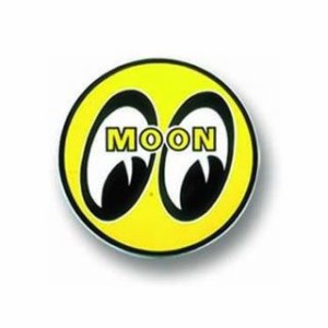 ムーンアイズ DM-009 STICKER EYEBALL L（イエロー） MOONEYES 日用品