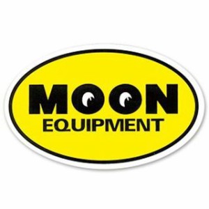 ムーンアイズ DM-170 MOON EQUIPMENT OVAL STICKER（イエロー） MOONEYES 日用品