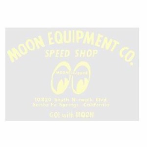 ムーンアイズ MQD-021 MOON SPEED SHOP DECAL カラー：アイボリー MOONEYES 日用品