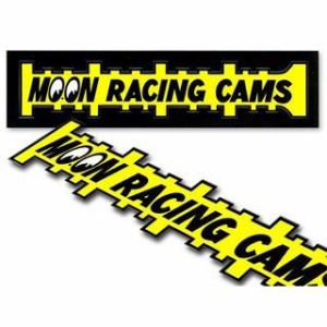 ムーンアイズ DM-171 MOON RACING CAM STICKER（イエロー） MOONEYES 日用品