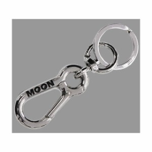 ムーンアイズ MKR-133 MOON W-KARABINER KEY HOLDER カラー：メッキ MOONEYES 日用品