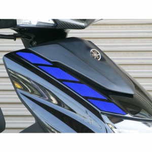 アディオ シグナスX フロントカーボンシート カラー：ブルー ADIO バイク