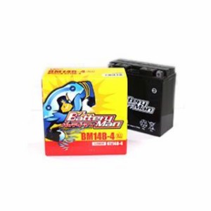 【メーカー直送】バッテリーマン BM14B-4（GT14B-4 互換）【液入充電済み】 Battery Man バイク