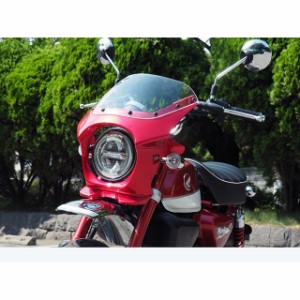 ワールドウォーク モンキー125 モンキー125用ビキニカウル タイプRスクリーン（スモーク） カラー：パールネビュラレッド WW バイク