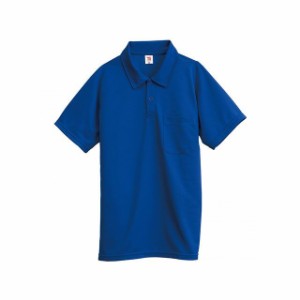 TSデザイン 半袖ポロシャツ（ロイヤルブルー） サイズ：4L TS DESIGN バイク