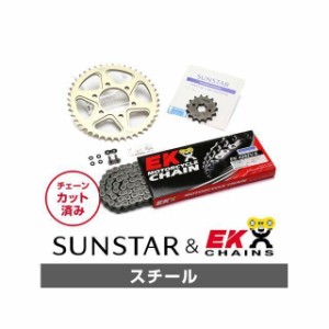 サンスター XLR250バハ XLR250R KE20731 スプロケット＆チェーンキット（スチール） SUNSTAR バイク