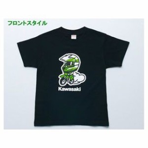 カワサキ カワサキヘルメットレーサーMXTシャツ サイズ：子供用 KAWASAKI バイク