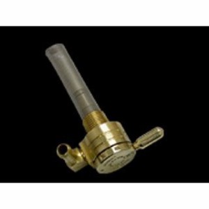 ゴランプロダクツ ハーレー汎用 クリックスリック ガスコック 3/8NPT 仕様：フロント カラー：ブラス GOLAN PRODUCTS バイク