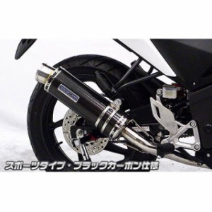 ウイルズウィン CBR125R CBR125R（EBJ-JC50）用 ダイナミックマフラー スポーツタイプ（フルエキゾースト） サイレンサー：ブラッ…