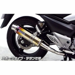 ウイルズウィン GSR250 GSR250（JBK-GJ55D）用 スリップオンマフラー スポーツタイプ サイレンサー：チタン仕様 WirusWin…