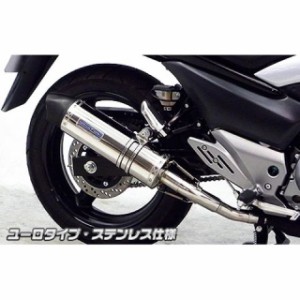 ウイルズウィン GSR250 GSR250（JBK-GJ55D）用 スリップオンマフラー ユーロタイプ サイレンサー：ステンレス仕様 WirusWi…