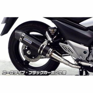 ウイルズウィン GSR250 GSR250（JBK-GJ55D）用 スリップオンマフラー ユーロタイプ サイレンサー：ブラックカーボン仕様 Wiru…