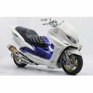 ウイルズウィン マジェスティ125 マジェスティ125用エアロパーツスペシャルセット＋ソリッドミラー ミラータイプ：ブラックアルマイト Wi