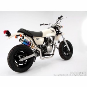 ビームス エイプ50 SS300 アップタイプ マフラー サイレンサー：チタン BEAMS バイク