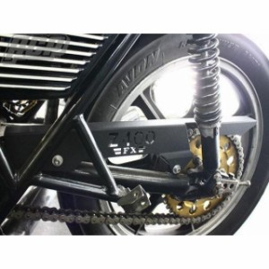 ACP Z400FX Z400J Z400FX ロゴ入り チヂミ塗装 チェーンケース カラー：黒 ACP バイク