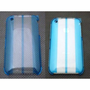 スーパーバイク iPhone CASE COVER（レーシングストライプ） カラー：キャンディターコイズ2 タイプ：3G SuperBike 日用品