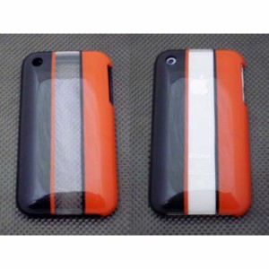 スーパーバイク iPhone CASE COVER（レーシングストライプ） カラー：HDR タイプ：3G/ブラックボディ SuperBike 日用品