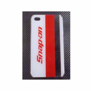 スーパーバイク iPhone CASE COVER（レーシングストライプ） カラー：Snap-on タイプ：4G/ブラックボディ SuperBike…