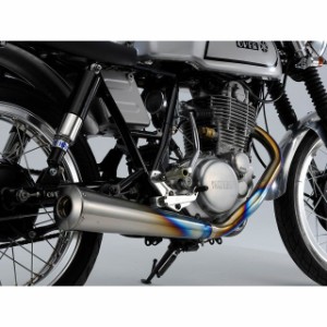 オーバーレーシング SR400 SR500 チタンメガホンマフラー MANXタイプ OVER RACING バイク