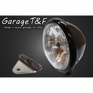 ガレージT&F ドラッグスター1100（DS11） 5.75インチベーツライト＆ライトステー（タイプA）キット カラー：ブラック T&F バイク