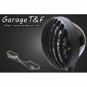 ガレージT&F ドラッグスタークラシック1100（DSC11） 5.75インチバードゲージヘッドライト＆ライトステー（タイプB）キット ヘッドライト
