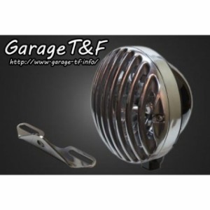 ガレージT&F ドラッグスタークラシック1100（DSC11） 5.75インチバードゲージヘッドライト＆ライトステー（タイプB）キット ヘッドライト