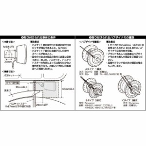 パナソニック（自転車） 自転車 ハブダイナモ車用ライト（ハブダイナモ専用LEDライト）NSKL146-S（シルバー） Panasonic 自転車