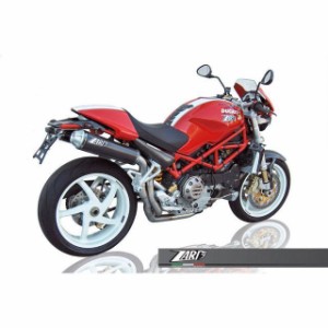 ザード モンスターS4RSテスタストレッタ ヘッダキット ＋ 2＞2 ステンレススチール -チタン レーシング スリップオン for DUCATI …