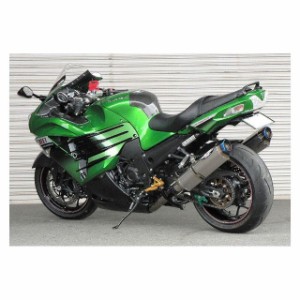 ビートジャパン ニンジャZX-14R NASSERT Evolution TypeII T-2 スリップオンマフラー サイレンサー：ブルーチタン B…