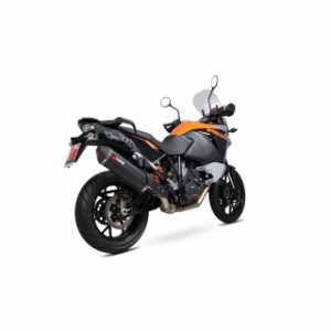 スコーピオン 1050アドベンチャー Serket スリップオン ブラックセラミックコーティングスリーブ KTM Adventure 1050 15…