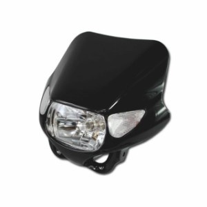 ライズコーポレーション 汎用 汎用 ウインカー付ヘッドライト カラー：ブラック RISE CORPORATION バイク