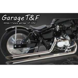 ガレージT&F Vツインマグナ ロングドラッグパイプマフラー タイプ I カラー：ステンレス T&F バイク