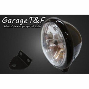 ガレージT&F SR400 5.75インチベーツライト＆ライトステー（タイプC）キット カラー：ブラック T&F バイク