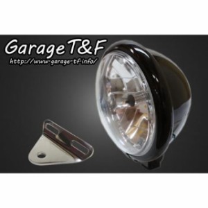 ガレージT&F シャドウスラッシャー 5.75インチベーツライト＆ライトステー（タイプA）キット カラー：ブラック T&F バイク