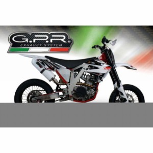 ジーピーアール CRF250M スリップオンエキゾーストシステム EU規格 キャタライザー付 ｜ H.237.ALB G.P.R. バイク